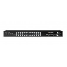 Коммутатор уровня 3 Vector VA2100-24T-4X, 24 порта 100/1000BaseT RJ45, 4 порта 1/10GE SFP+