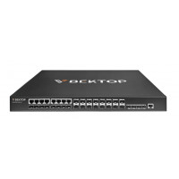 Коммутатор уровня 3 Vector VA2200-24S-4X, 20 портов 100/1000BaseX SFP, 4xGE, 4 порта 1/10GE SFP+