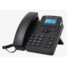 IP телефон AudioCodes 405HD, 2 SIP линии, экран 2,3 дюйма, Gigabit Ethernet порты, PoE, без БП, черный