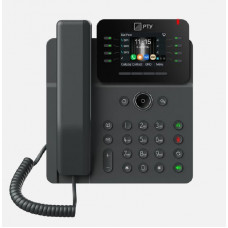 SIP телефон РТУ T22P, 6 линий, 2 порта 10/100/1000, 2,7" дисплей 192x64, PoE, 15 DSS клавиш