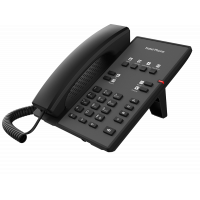 Гостиничный IP телефон Fanvil H1, 2-ух проводной RJ-11, черный