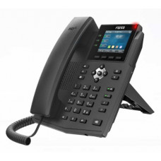 IP телефон Fanvil X3U, 6 SIP линий, HD-звук, цветной дисплей 2,8”, PoE, с БП
