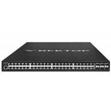 Коммутатор уровня 3 Vector VA2200-48P-6X, 48 портов 10/100/1000BaseT с PoE+, 6 портов 1/10GE SFP+