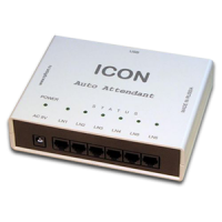 Автоинформатор ICON AN303USB, многоканальный, до 3 линий, 120 часов записи, 1 почтовый ящик, USB