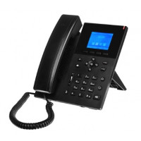 IP телефон QTECH QIPP-300PG, 6 SIP линий, HD-звук, цветной дисплей, 10/100/1000 порты, PoE