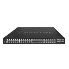 Коммутатор уровня 2 Vector VA1800-48P-6X, 48 портов 100/1000BaseT с POE+, 6 порта 1/10GE SFP+