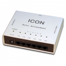 Автоинформатор ICON AN306USB, многоканальный, до 6 линий, 120 часов записи, 1 почтовый ящик, USB