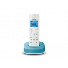 Радиотелефон DECT Panasonic KX-TGC310RU, белый с голубым